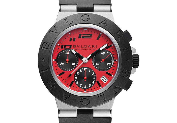 BVLGARI Aluminium計時腕錶Ducati特別版