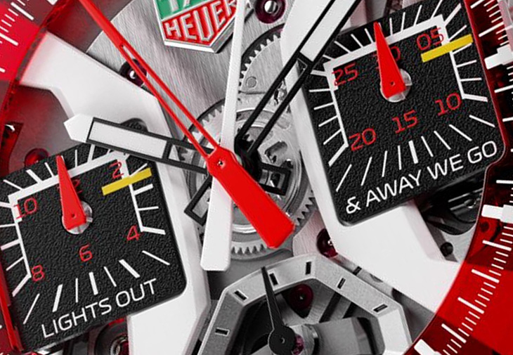 TAG HEUER泰格豪雅Monaco雙追針計時腕錶F1®限量版