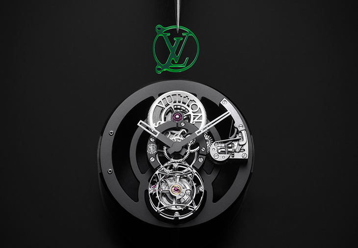 路易威登LOUIS VUITTON Tambour Moon飛行陀飛輪「日內瓦印記」腕錶