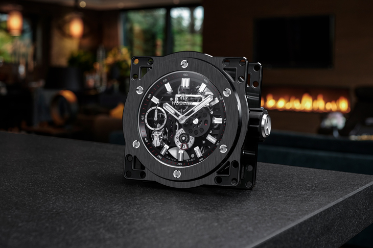 彷彿照到放大燈／HUBLOT Meca-10十日鍊座鐘 -- 桌鐘座鐘懷錶特集八