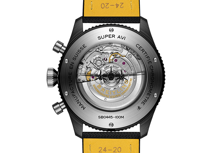 百年靈Super AVI B04 Chronograph GMT 46 Mosquito Night Fighter超級飛行員世界時計時腕錶「蚊式夜間戰鬥機」特別版