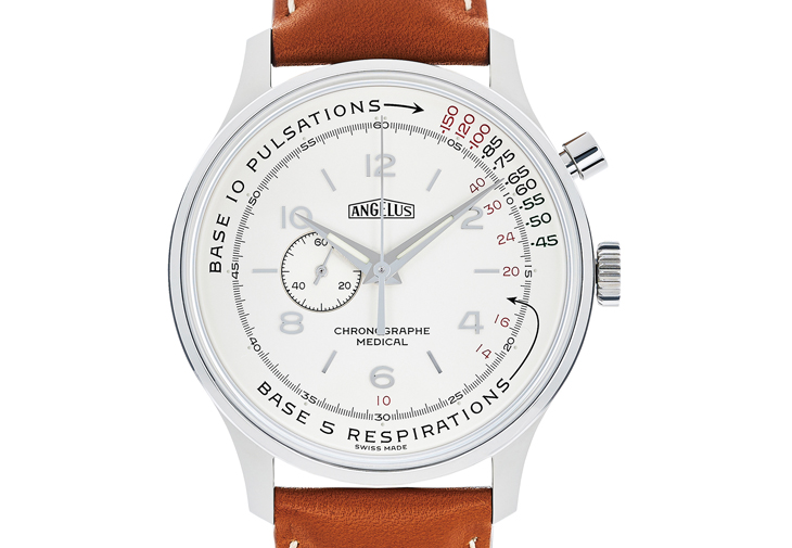愛格錶ANGELUS Chronographe Medical x Messena Lab