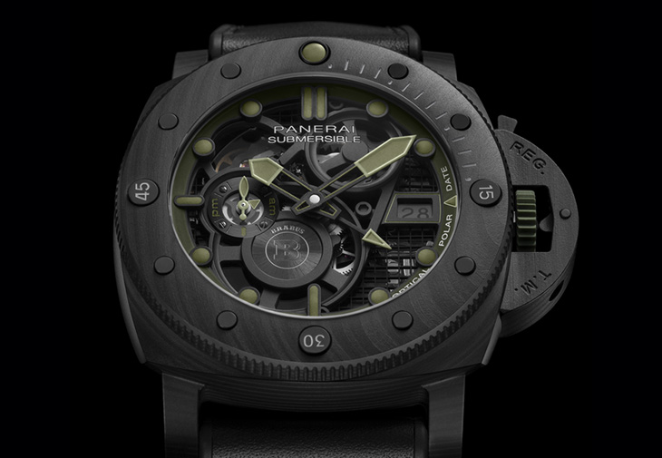 沛納海PANERAI Submersible S Brabus Verde Militare Edition專業潛水腕錶