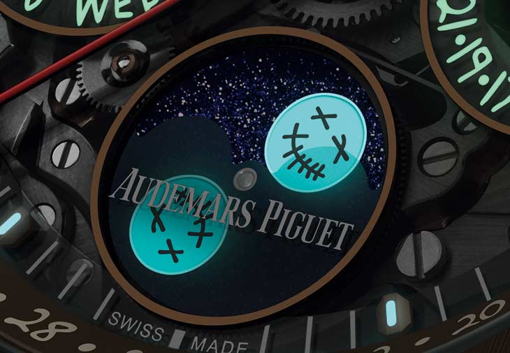 愛彼AUDEMARS PIGUET皇家橡樹系列鏤空萬年曆Cactus Jack限量版腕錶