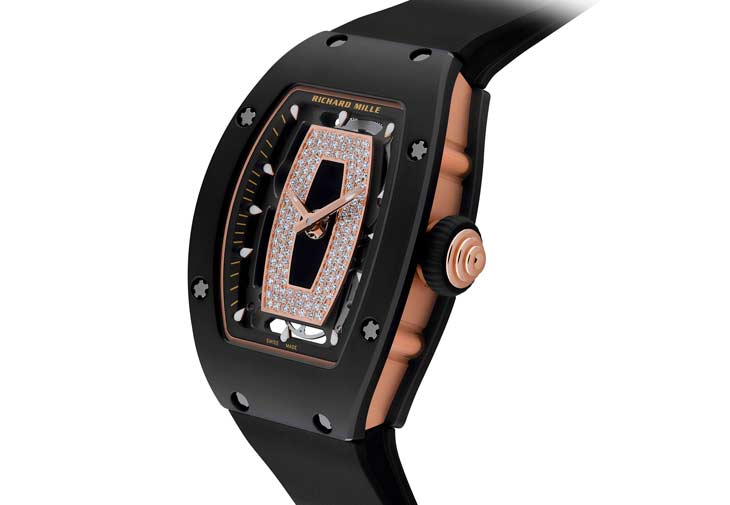RICHARD MILLE RM 07-01⾃動上鍊腕錶（TZP⿊⾊陶瓷款）