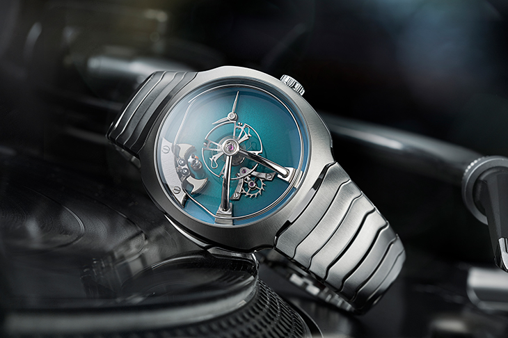 MB&F 與H. Moser & Cie. 為Only Watch慈善拍賣會 聯名打造熊貓DJ 推出Streamliner Pandamonium