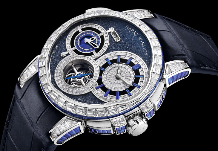 HARRY WINSTON海瑞溫斯頓海洋Ocean系列Tourbillon GMT Worldtimer