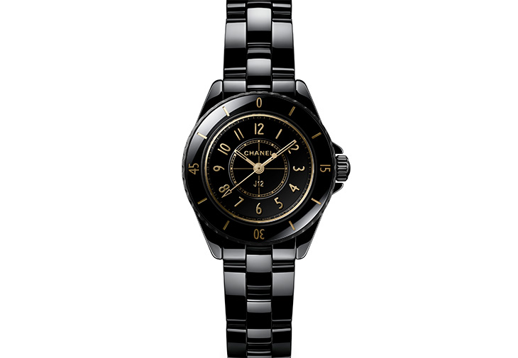 香奈兒CHANEL J12 Golden Black 28mm腕錶限量款