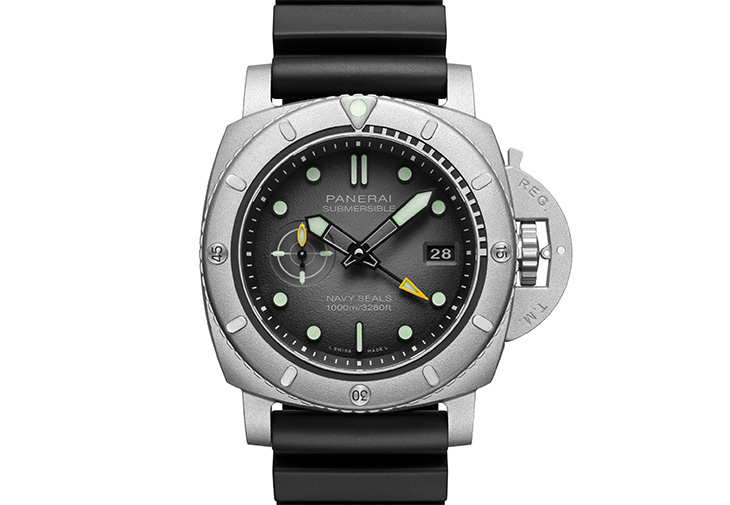 PANERAI沛納海Submersible Navy SEALs Afniotech™ 鉿金屬體驗版PAM01089