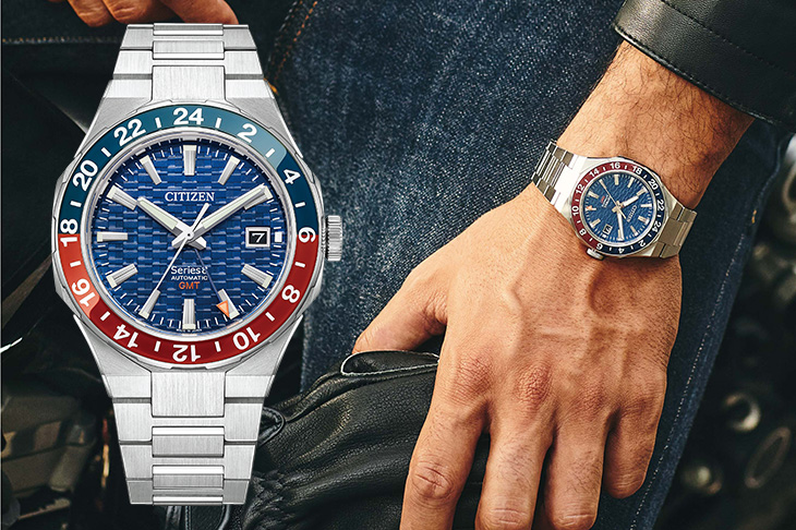雙色錶圈GMT CITIZEN Series 8 880抗磁機械腕錶