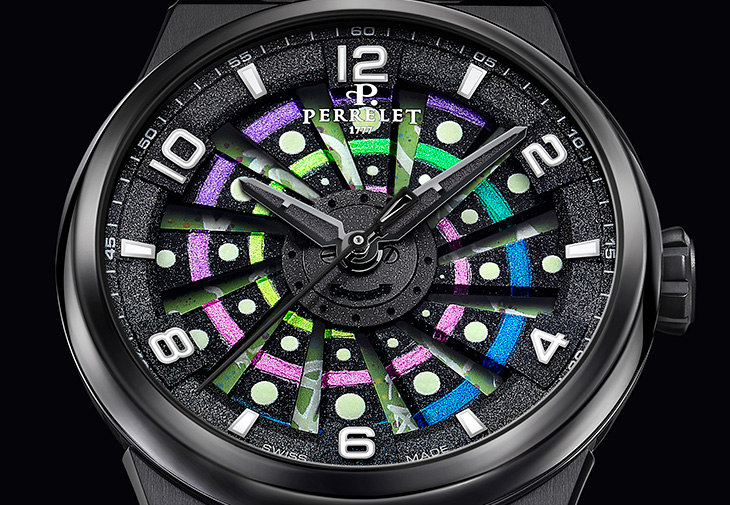 PERRELET沛力錶Turbine旋風系列腕錶Perrelet X The Dial Artist - Time For Art Edition