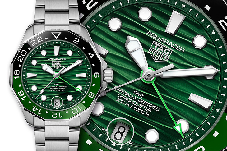 自製機芯的新運用 TAG HEUER Aquaracer Professional 300 GMT兩地時間潛水腕錶