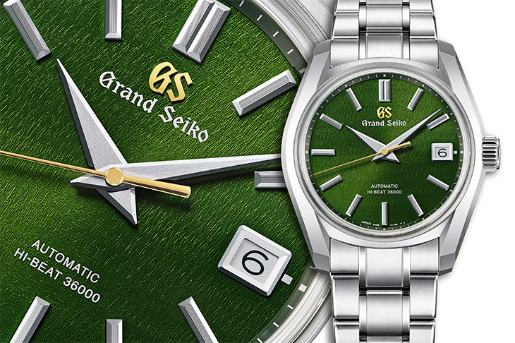 翠綠的夏季意象  GRAND SEIKO 立夏腕錶