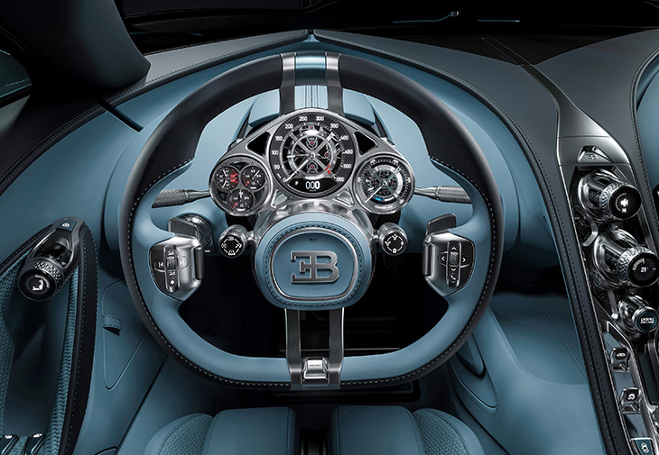 Bugatti Tourbillon超跑儀表器