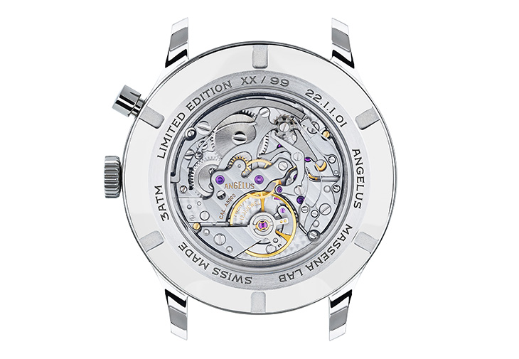 愛格ANGELUS Chronographe Médical x Massena LAB醫用計時碼錶