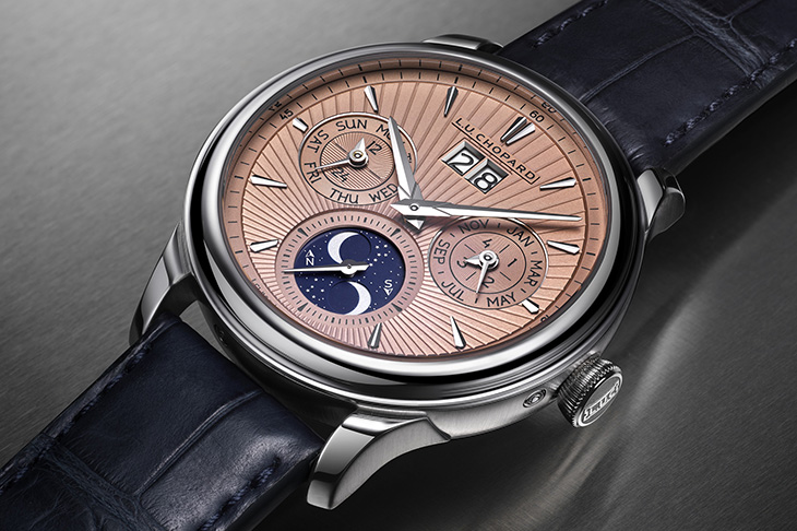 日內瓦印記品質保證   CHOPARD L.U.C Lunar One萬年曆月相腕錶
