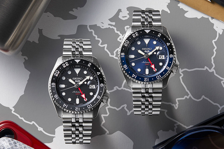 精工SEIKO 5 Sports全新GMT系列：SSK001K1、SSK003K1、SSK005K1