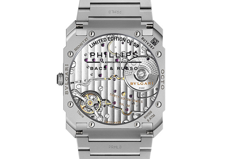 BVLGARI Octo Finissimo Phillips in Association with Bacs & Russo特別版腕錶