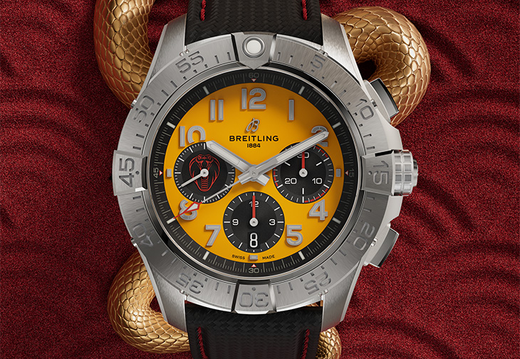 BREITLING百年靈復仇者B01計時碼錶44赤蛇限量版