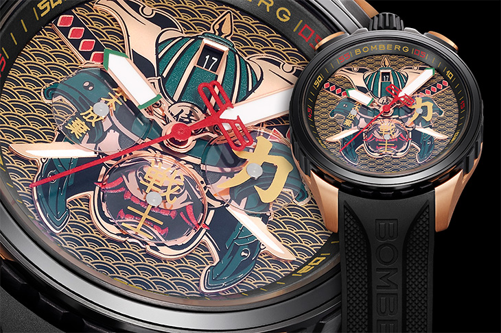 日本武士魂！BOMBERG Bolt-68 Heritage黃金武士計時碼錶