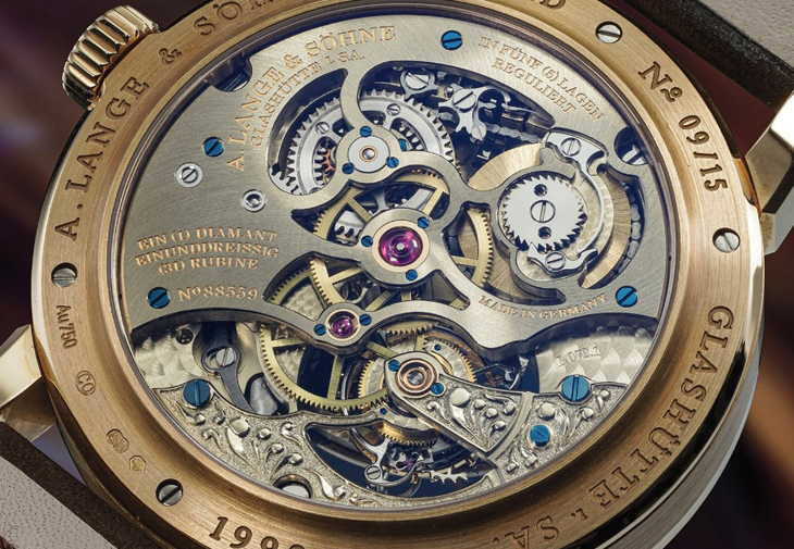 朗格A. LANGE & SÖHNE Richard Lange Tourbillon Pour le Mérite Handwerkskunst。
