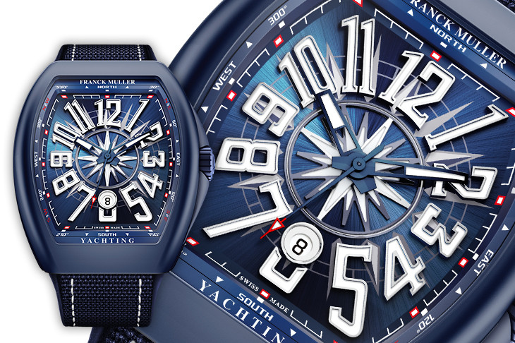 煥新藍色陶瓷錶殼！FRANCK MULLER Vanguard Yachting Ceramic腕錶