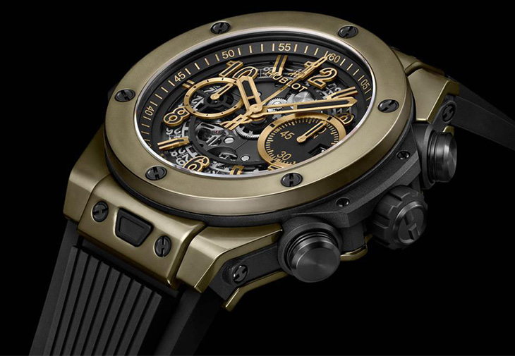 宇舶HUBLOT Big Bang Unico全魔力金計時碼錶