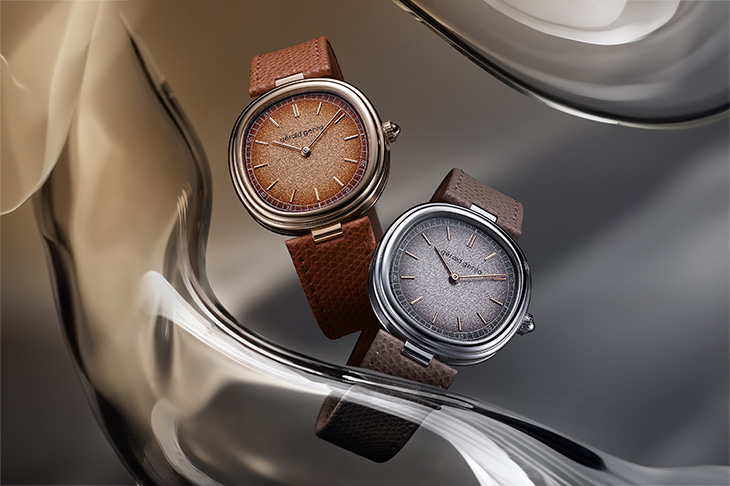 煙燻粒紋面盤／GÉRALD GENTA Geneva Time Only自動腕錶／LVMH Watch Week 2026