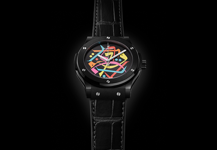HUBLOT宇舶經典融合魔力黑陶瓷杜拜特別款