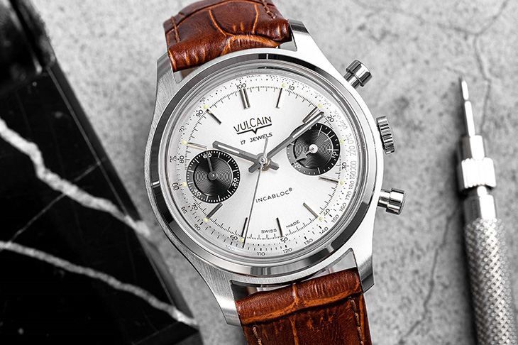 正裝復古計時碼錶 VULCAIN Chronographs 1970s