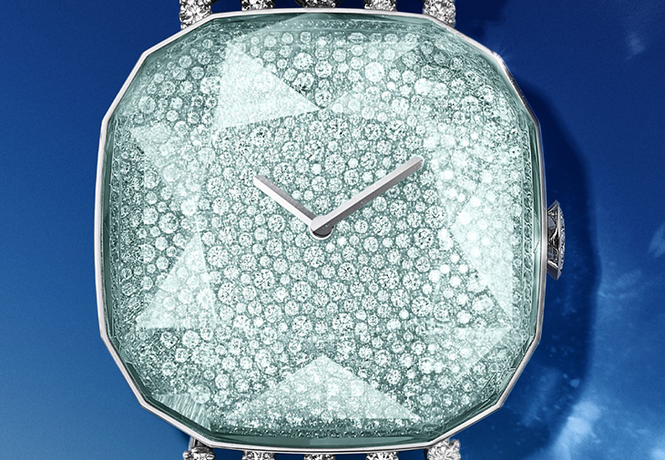 Tiffany & Co.蒂芙尼Carat 128系列海水藍寶高級珠寶腕錶