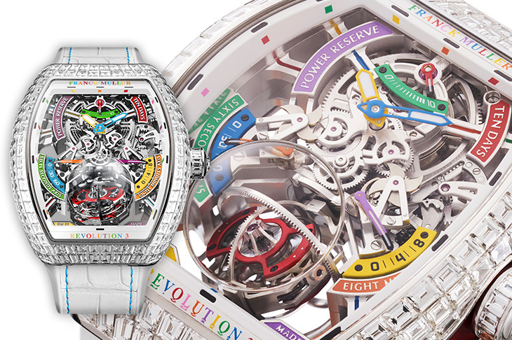 FRANCK MULLER Vanguard Revolution 3 Skeleton獨家金禧紀念腕錶 紀念高登鐘錶創立50週年！