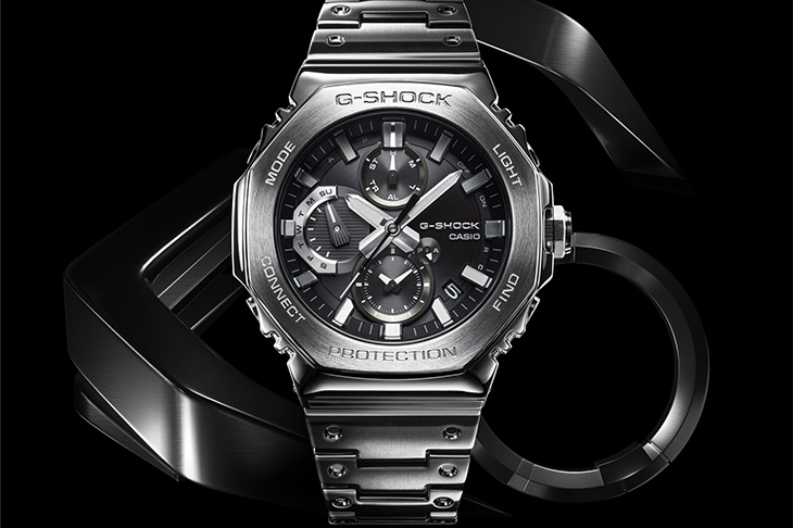 G-SHOCK經典不敗全金屬再進化 輕巧纖薄八角搭載三眼錶盤創造時尚新潮流