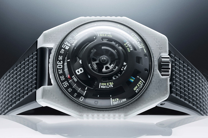 URWERK UR-100V LightSpeed 白陶瓷腕錶
