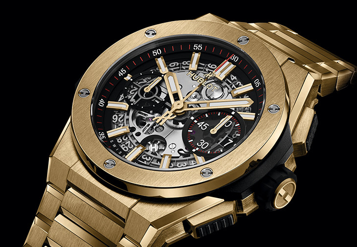 HUBLOT Big Bang Integral黃金鍊帶計時碼錶