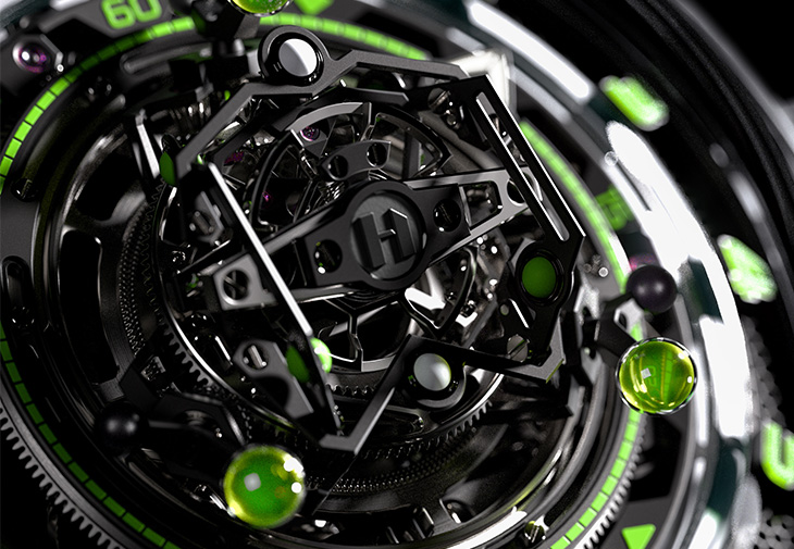 HYT Tourbillon Conique圓錐陀飛輪腕錶