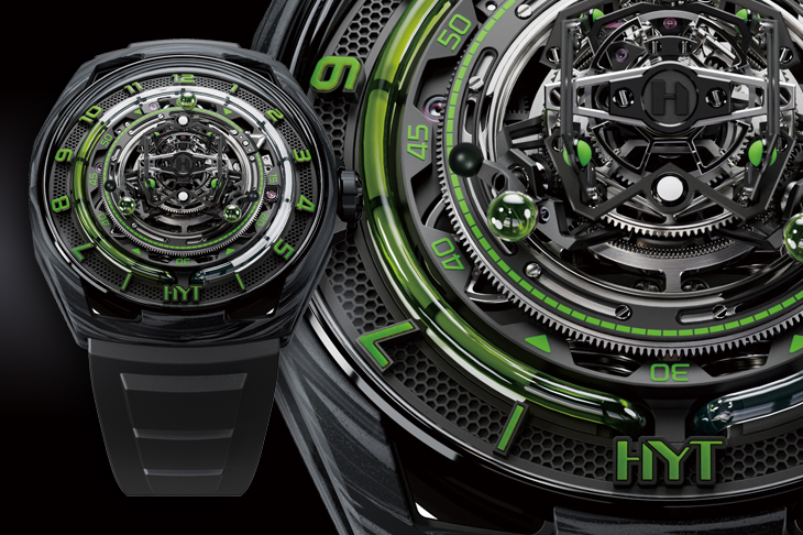 HYT Tourbillon Conique圓錐陀飛輪腕錶 超科幻動態微型宇宙