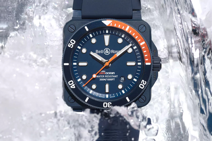 遠征海洋的科研使命 BELL & ROSS BR 03-92 Diver Tara