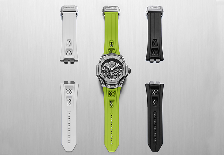 宇舶HUBLOT Big Bang Samuel Ross極光綠陀飛輪腕錶