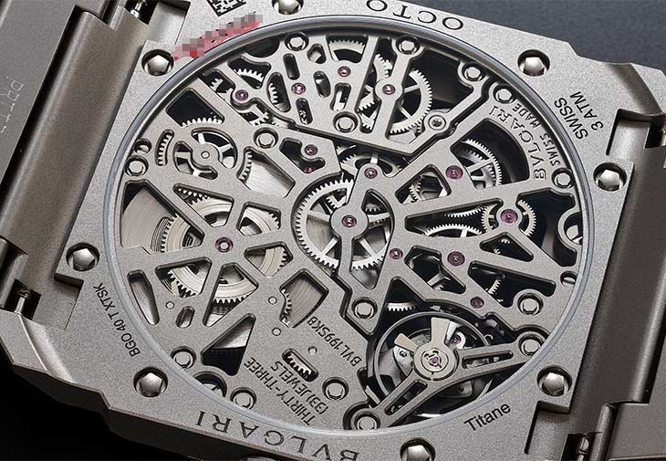 BVLGARI寶格麗 Octo Finissimo Skeleton 8 Days鏤空八日腕錶