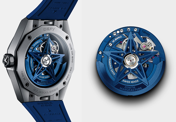 真力時ZENITH Defy Skyline Skeleton Night Surfer El Primero星空衝浪者腕錶