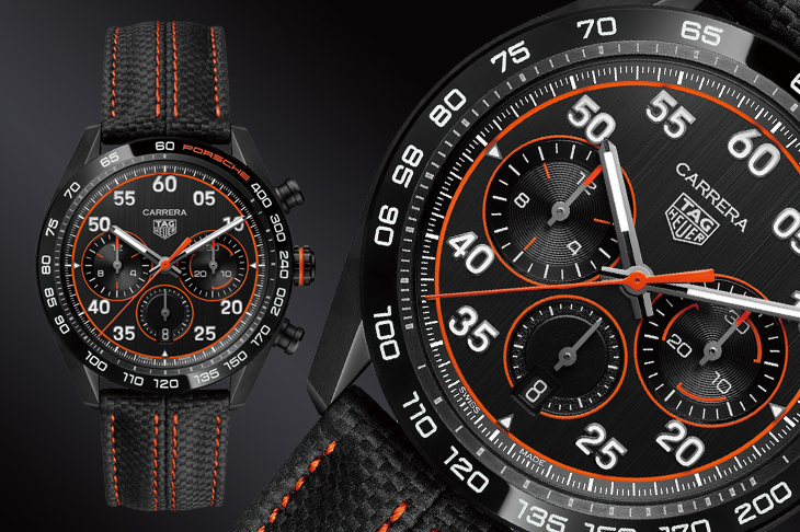 熱血競速火花 TAG HEUER Carrera X Porsche Orange Racing聯名計時腕錶