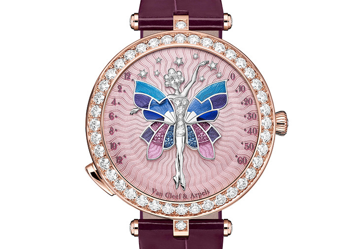 梵克雅寶Lady Arpels Ballerine Enchantée Rose Gold腕錶