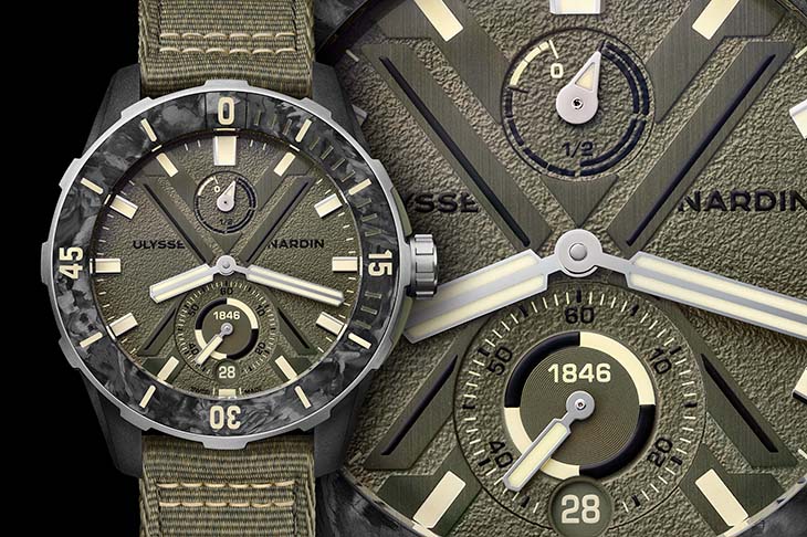 冒險精神軍事風 ULYSSE NARDIN Diver Net潛水錶OPS款