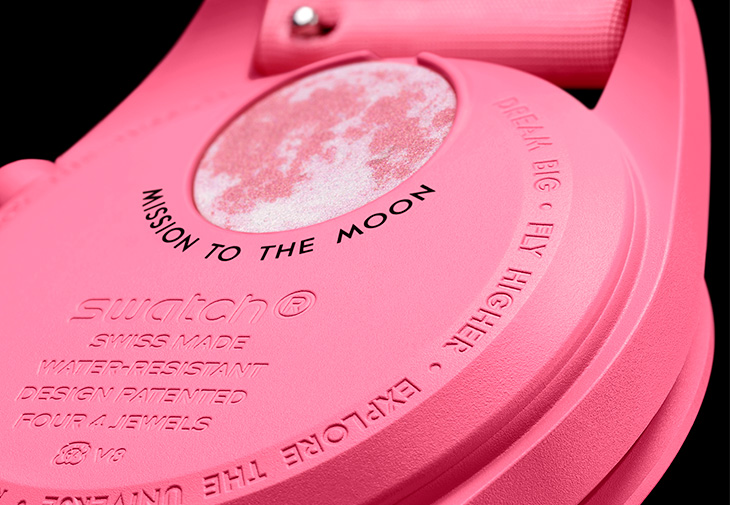 SWATCH Bioceramic Moonswatch Mission To The Pink Moonphase腕錶