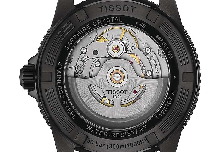 天梭表TISSOT海星系列40mm自動款腕錶