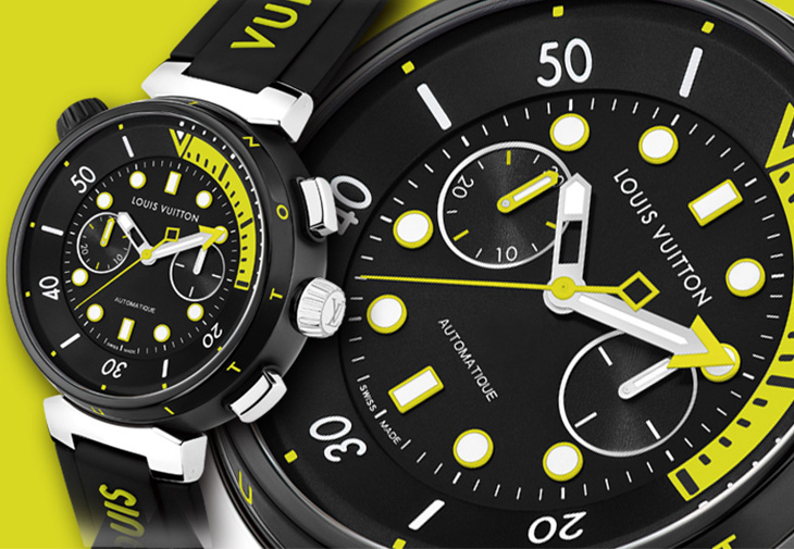 路易威登LOUIS VUITTON Tambour Street Diver計時腕錶