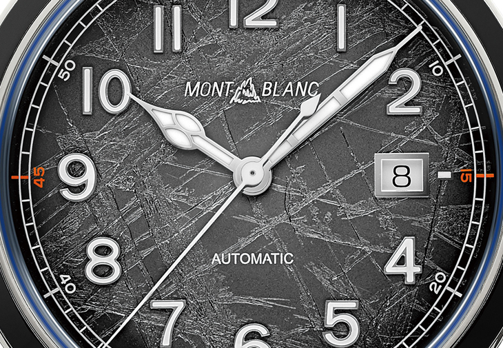 MONTBLANC 1858日期顯示自動零氧腕錶
