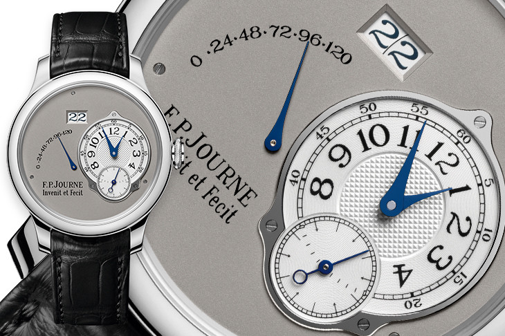 用料比限量版更好的Octa常規版：裝載玫瑰金機芯的F.P.JOURNE Automatique鉑金、18K 6N金款