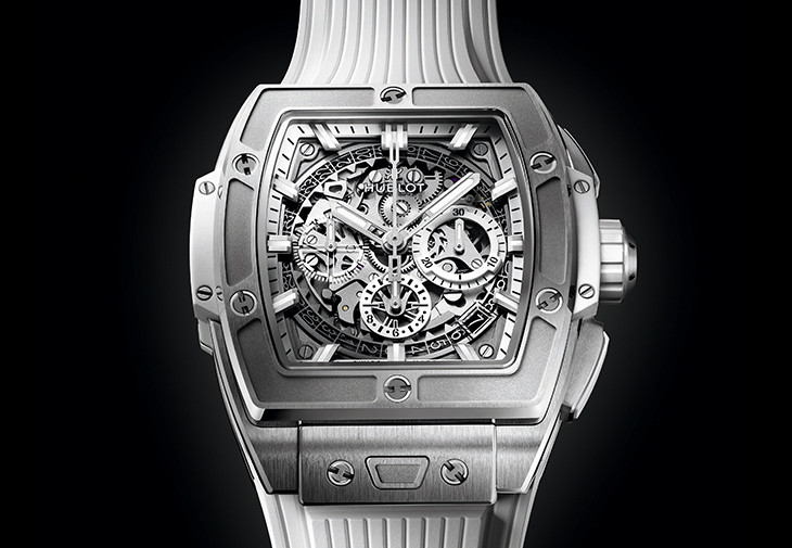 宇舶HUBLOT Spirit of Big Bang鈦金白計時碼錶
